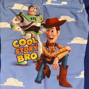 Disney toy story scrub top